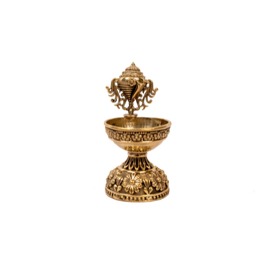 Sankh Lighting Brass Diya