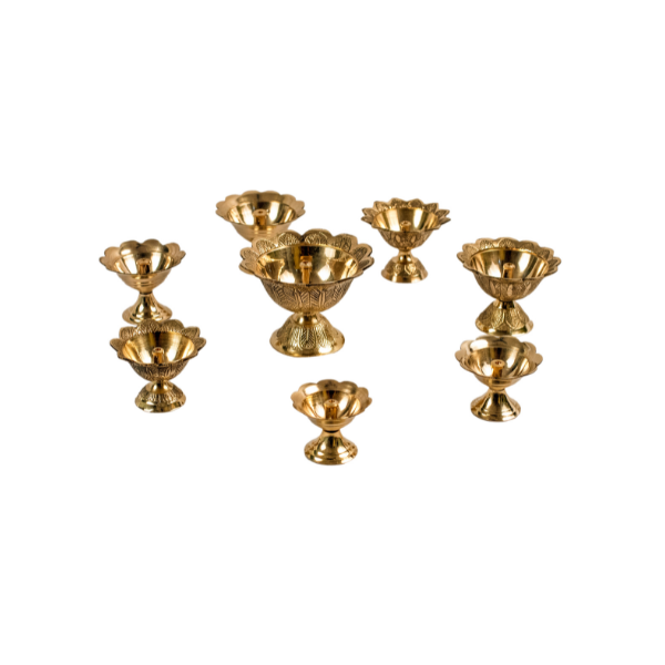 Handcrafted Lighting Brass Chandra Mukhi Diya