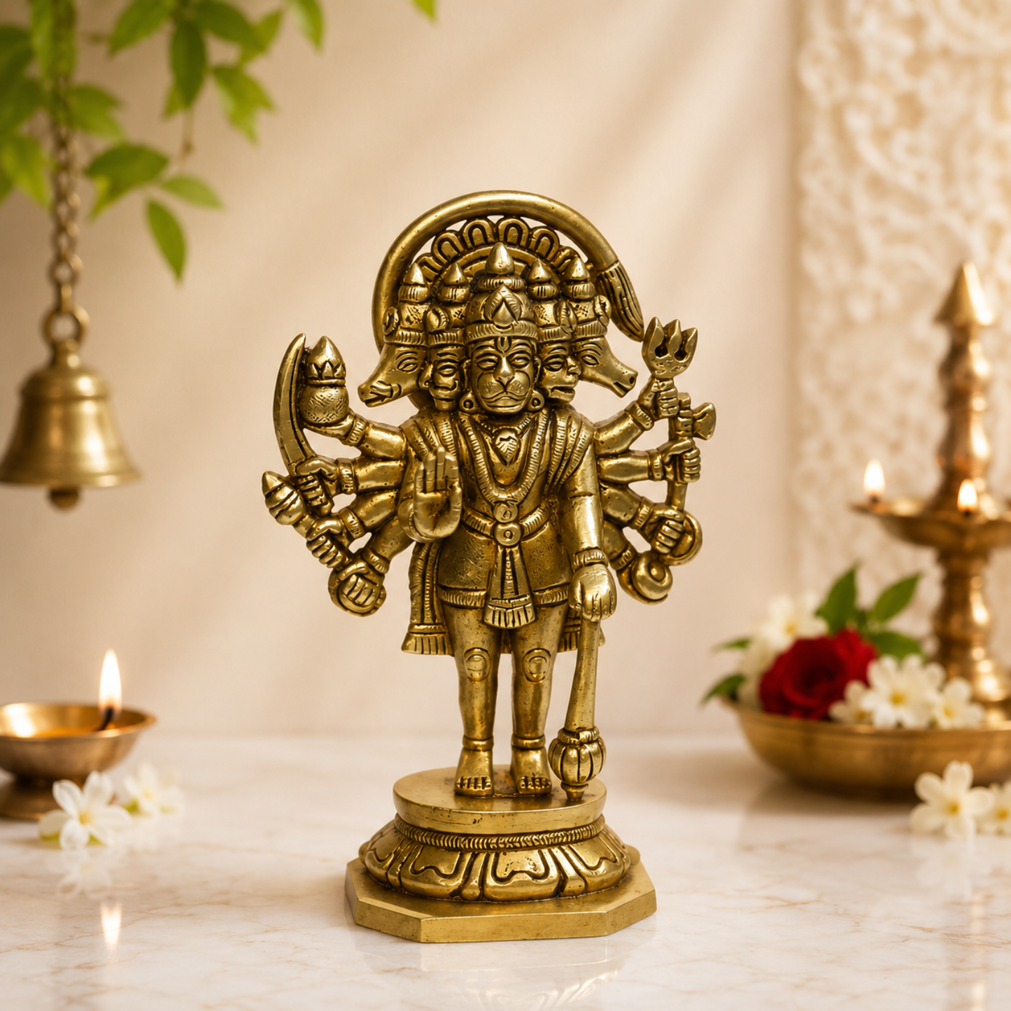 Five-Faced Hanuman Murti