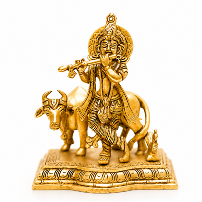 Lord Krishna with Cow