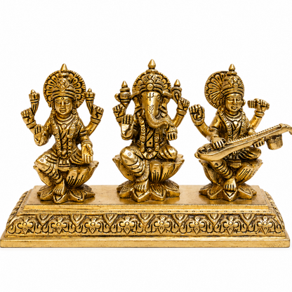 Idol Lakshmi Ganesh Saraswati