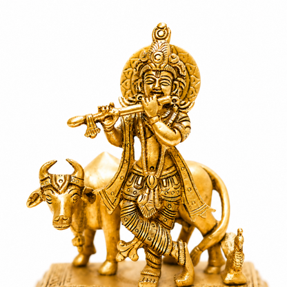 Lord Krishna with Cow