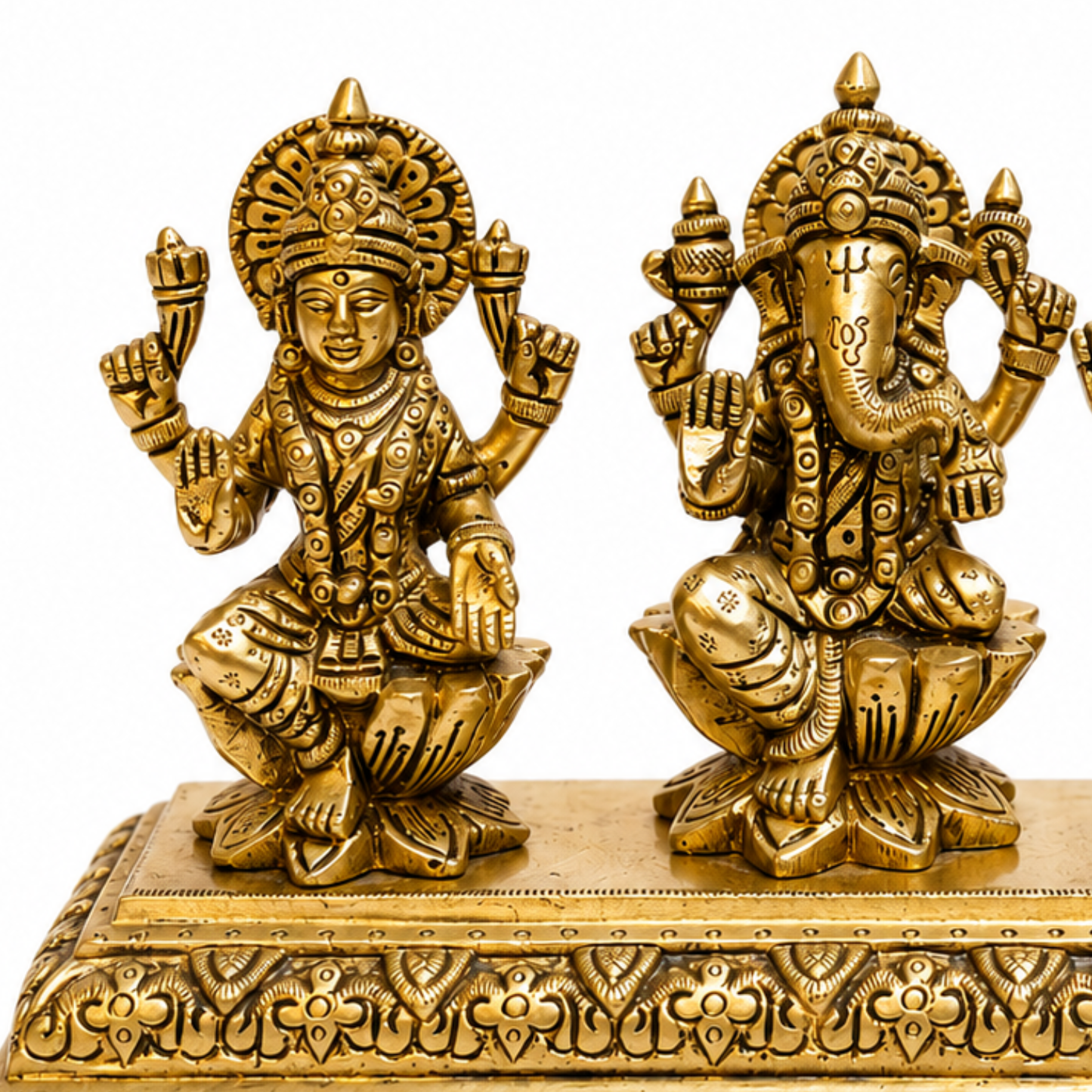 Idol Lakshmi Ganesh Saraswati