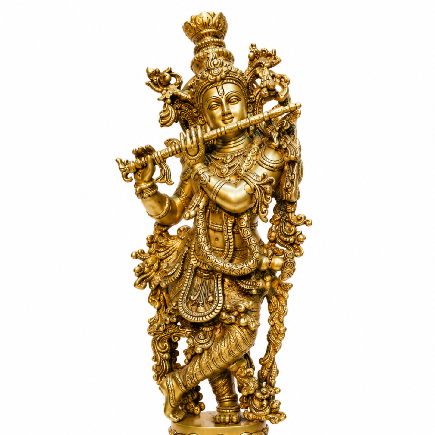 Lord Krishna on Lotus Pedestal