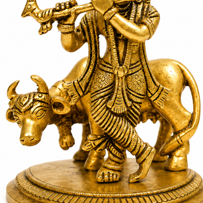 Lord Krishna with Cow