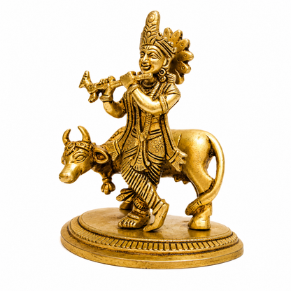 Lord Krishna with Cow
