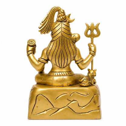Lord Shiva with Kamadhenu Cow & Calf