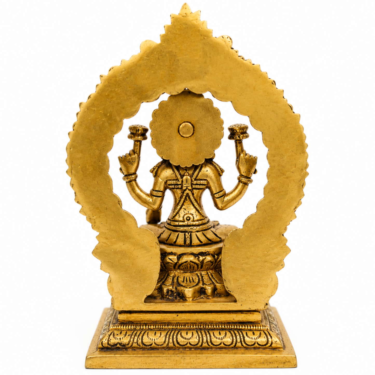 Goddess Lakshmi Idol with Oranmental Arch