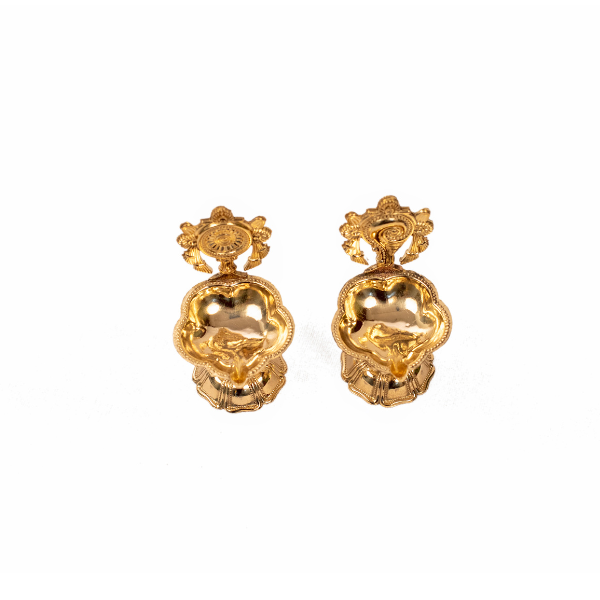 Sankhu Chakra Lighting Brass Diya