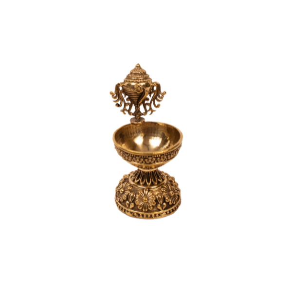 Sankh Lighting Brass Diya