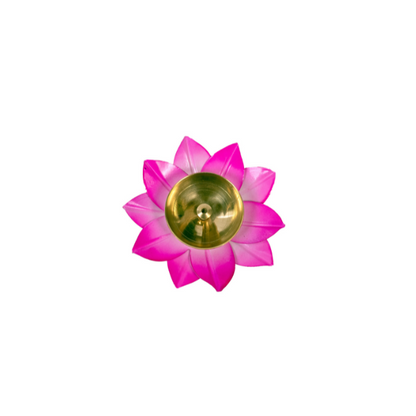 Pink Lighting Brass Diya