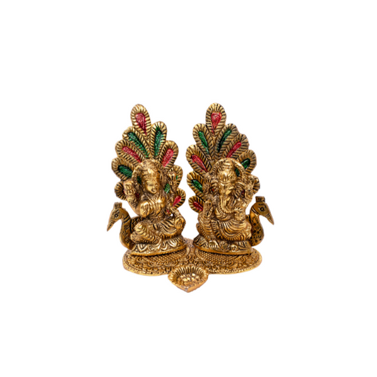 Laxmi Ganesh with Peacock