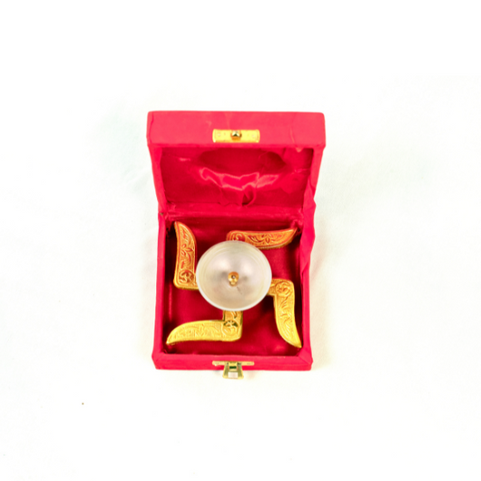 Redbox-Swastik Table Diya Golden