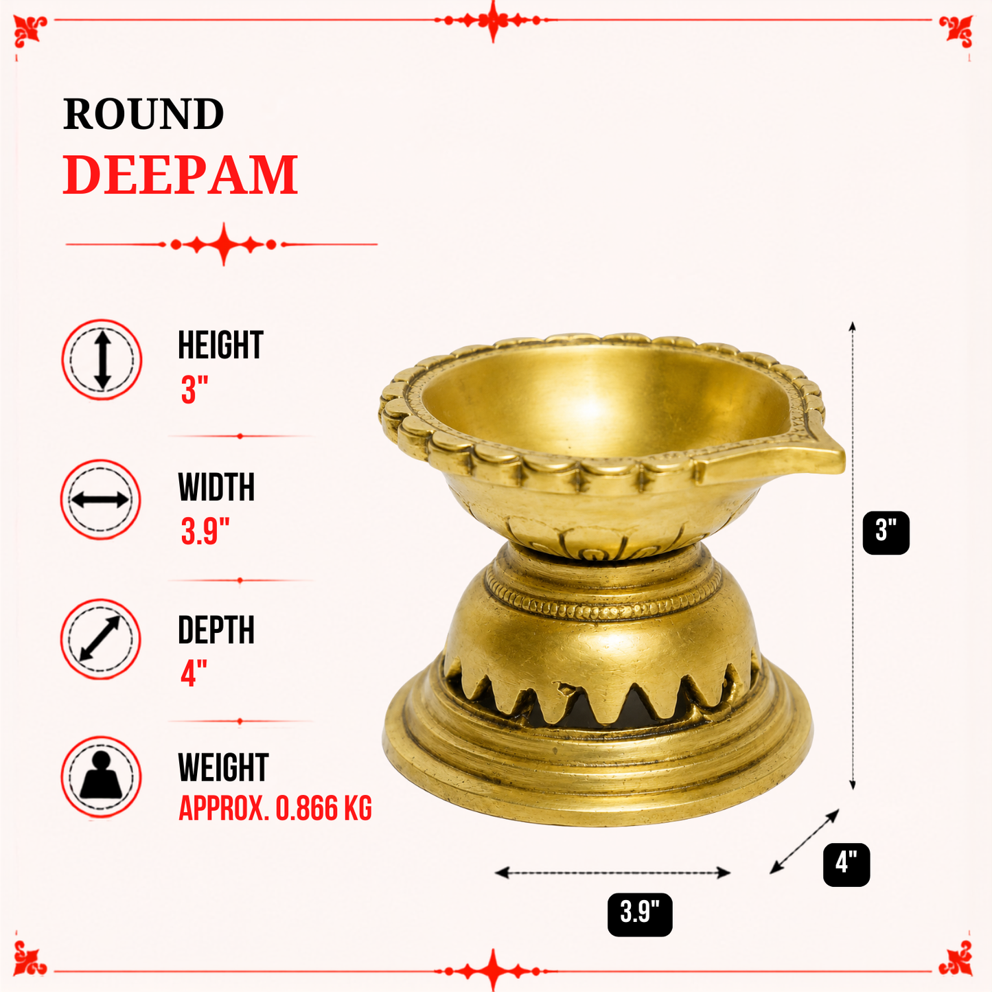 Round Deepam