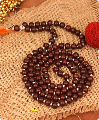 Original Red Sandalwood Mala 10mm