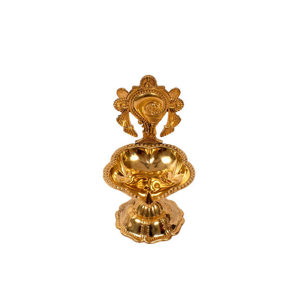 Deepak Sankh Lighting Brass Diya