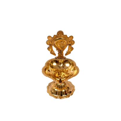 Deepak Sankh Lighting Brass Diya