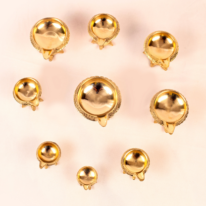 Handcrafted Lighting Brass Kuber Kachwa Diya