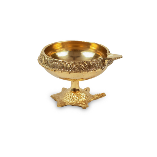 Handcrafted Lighting Brass Kuber Kachwa Diya