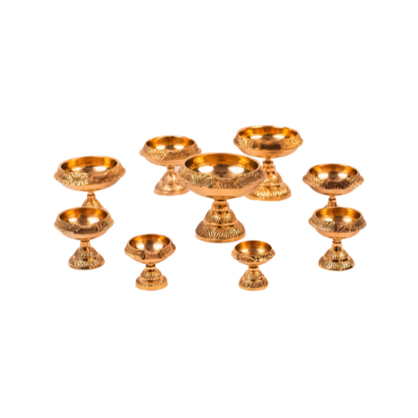 Handcrafted Lighting Brass Kuber Pendi Diya