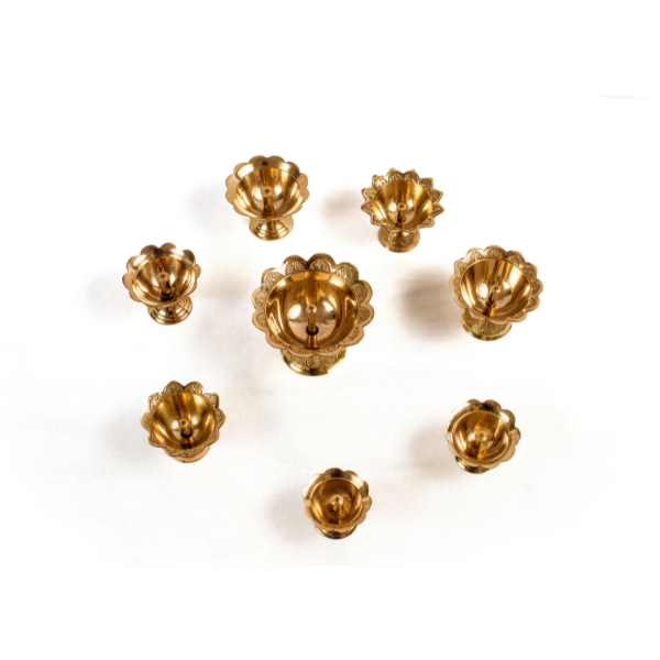 Handcrafted Lighting Brass Chandra Mukhi Diya