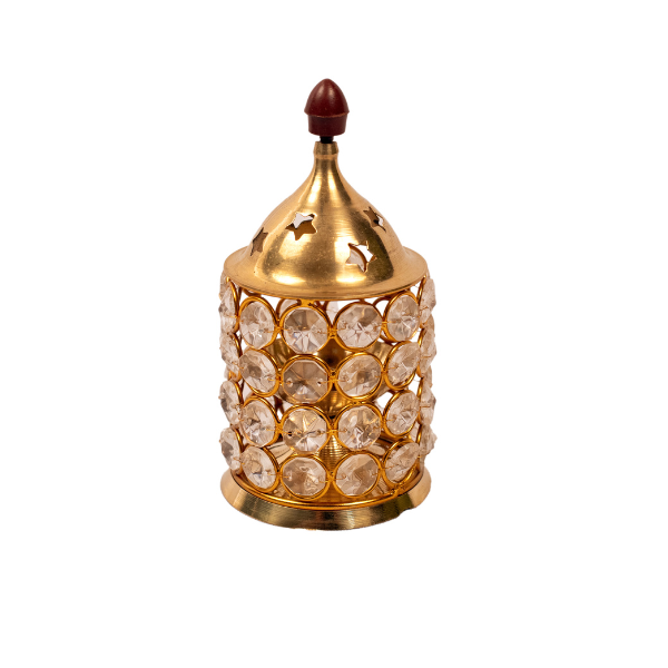 Crystal Pillar Table diya