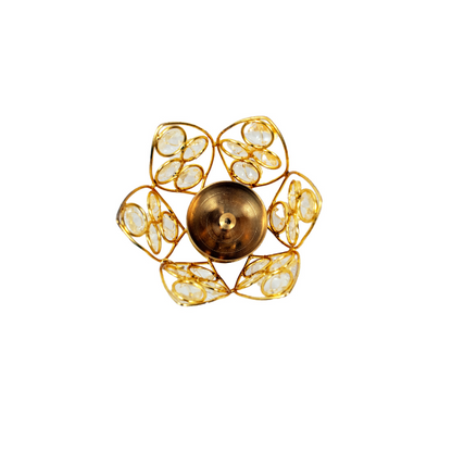 Crystal round Table diya